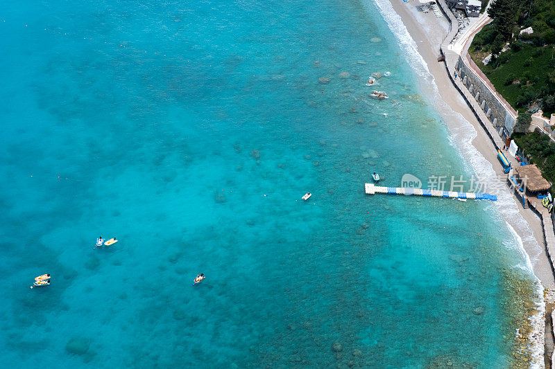 海滩，夏天，Oludeniz Fethiye土耳其